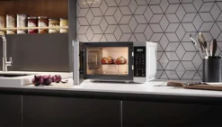 SHARP Mikrowelle Mit Grillfunktion 1000 Watt 20 Liter 11 Leistungsstufen YC-MG02ES -Küchen Profi 77d5fe0153a1872912af6af3bdffc3bf