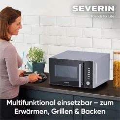 Severin Mikrowelle MW 7773 3-in-1 20 Liter 800 Watt Grill Heißluft Pizzafunktion -Küchen Profi 788e0c2c762d3e041a1107bc9dc2a67c