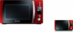 Candy Mikrowellenherd CMXG20DR 20 L, Grill, Elektronisch, 800 W, Rot, Auftaufunktion, Freistehend -Küchen Profi 78db03d3cc61e13aa4a7555a75555c26