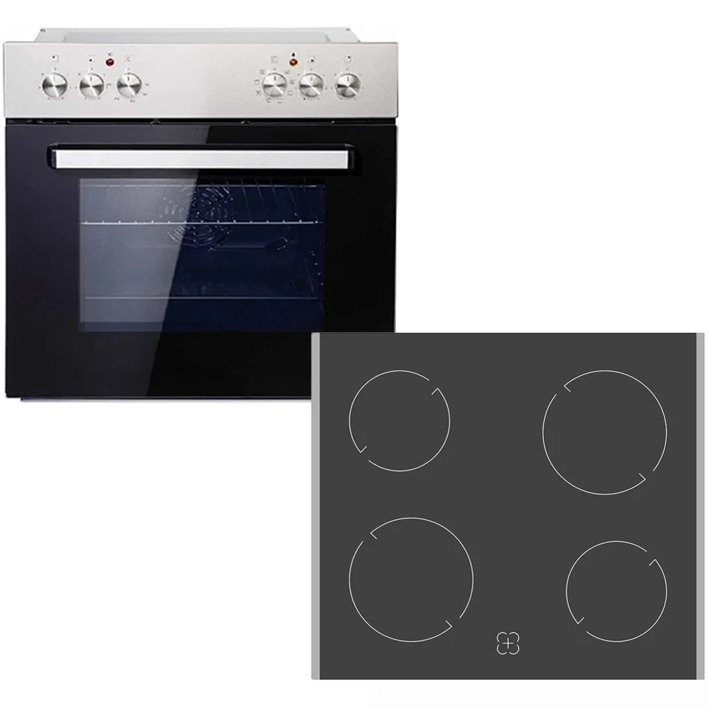 PKM Einbauherdset Backofen Glaskeramik Kochfeld Herdset BIC7 GK IX4 - 76L 4 PKM Einbauherdset Backofen Glaskeramik Kochfeld Herdset BIC7 GK IX4 - 76L – Bild 2