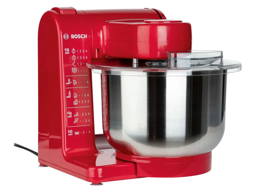 BOSCH Küchenmaschine MUM44R2A 500w Rot 3.9L Edelstahlschüssel Inkl. Zubehör 14 BOSCH Küchenmaschine MUM44R2A 500w Rot 3.9L Edelstahlschüssel Inkl. Zubehör – Bild 12