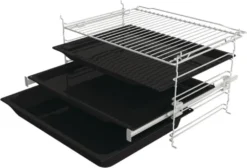 Gorenje BPS6737E14BG Einbau-Elektrobackofen, Schwarz, 77 L Volumen, 59,5 Cm Breite, Ober-/Unterhitze + Umluft, Selbstreinigungsfunktion, Display, Integrierte Uhr -Küchen Profi 79404fac1a6596aaeefd1f5a12eedb50