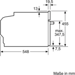 Siemens CM633GBS1 Elektrischer Ofen, 45l, 1000W Edelstahl -Küchen Profi 79e6efbf76d2e726a86bb83d820a09fc