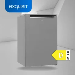 Exquisit Kühlschrank KS15-4-E-040D Inoxlook | 116 L Nutzinhalt | Edelstahloptik -Küchen Profi 7bda61c039b49e32bfe4dcc4e6129ece