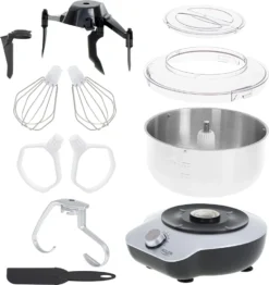 Adler AD 4222 KÃ1/4chenmaschine, Kunststoffgehäuse, 1200 Watt, 5 L Behälter, 7 Geschwindigkeiten -Küchen Profi 7c6cdee56d3346981eafefa45178148d