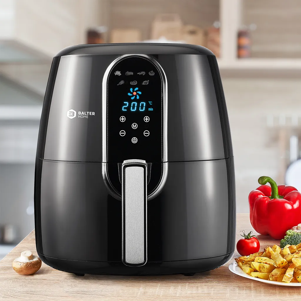 BALTER Heißluftfritteuse Friteuse Heißluft Fritteuse XXXL LCD 6,2L 6 BALTER Heißluftfritteuse Friteuse Heißluft Fritteuse XXXL LCD 6,2L – Bild 4