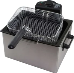 Edelstahl Doppel-Fritteuse 5 Liter EPIQ 80000703 -Küchen Profi 7cf58027d67250121300b0ee8a8c6b23