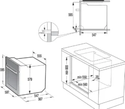 Gorenje Black Set 4 PYROLYSE Einbauherd - Set Mit Glaskeramik-Kochfeld Mit Edelstahlrahmen - 77L XXL Volumen - GentleClose - AirFry - PizzaMode - ChildLock - PerfectGrill - Teleskopauszüge - Schwarz -Küchen Profi 7d5ce9753d7e85e7f636b3c2cbb7a5fc