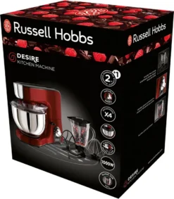 Russell Hobbs Küchenmaschine Desire Rot 1000 W -Küchen Profi 7d64f2bf4e2f3d97d830f1f68cf00cea