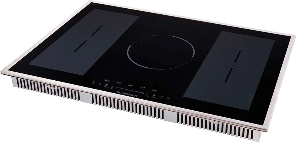 SCHNEIDER Induktionskochfeld Mit Edelstahlrahmen Schott CERAN® IF77-1.2FZBWSG 4 SCHNEIDER Induktionskochfeld Mit Edelstahlrahmen Schott CERAN® IF77-1.2FZBWSG – Bild 2