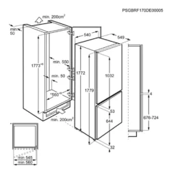 AEG - SCB618E6TS - Einbau-Kühl-Gefrierkombination - Schlepptür-Technik -Küchen Profi 7f579be7f7fe459748744b11a2418333