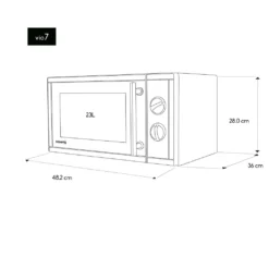 H.Koenig Mikrowelle Mit Grill VIO7 -Küchen Profi 7f8acbe401f5ebd22a9db47eded9f554
