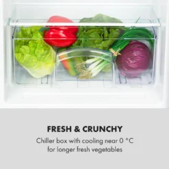 Klarstein Cool Cousin Kühl-Gefrier-Kombination, Fassungsvermögen: 80 Liter, Kühlschrank: 69 Liter, 3-Sterne-Gefrierfach: 11 Liter, , 2 Glasebenen, Schwarz -Küchen Profi 804873ec9838d71c62fc15d84638a5e0