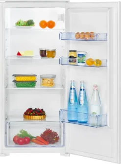 Bomann Einbau-Vollraumkühlschrank VSE 7806.1, 199 Liter, LED-Innenraumbeleuchtung, Schnellkühlfunktion, SMART Funktion, Weiß