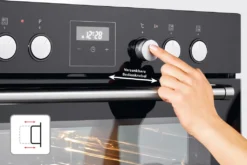 Bomann Einbau Elektroherd Set Schwarz, Backofen Set Mit Glaskeramik- Herdplatte Und 4 Kochplatten, Ofen Ober-/Unterhitze, Grill- Und Umluftfunktion Mit Ceranfeld, EHBC 7934 -Küchen Profi 81169cb9c30728e424a1d7da1463b7e8