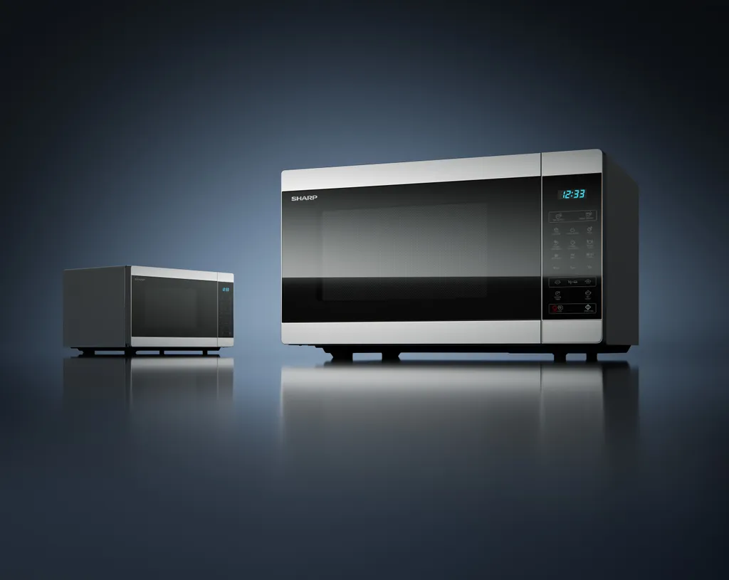 Sharp YC-MG81ES Mikrowellen - Silber / Schwarz 8 Sharp YC-MG81ES Mikrowellen - Silber / Schwarz – Bild 6