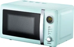 Melissa 16330110 CLASSICO Retro 20 Liter Mikrowelle Pepermint/Babyblue -Küchen Profi 81ef481d7b9faf41f956cf52203dbc0b