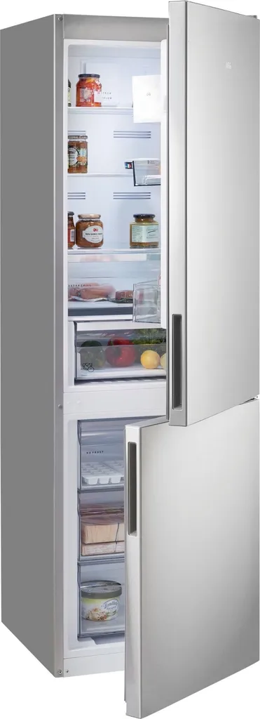 AEG RCB632E4MM Freistehende Kühl-Gefrierkombination / 1860 Mm / / Gefrierteil Unten / 324 L / CustomFlex - Flexibles Türablagesystem / NoFrost / Farbe: Edelstahl-Türen, Seiten Grau 18 AEG RCB632E4MM Freistehende Kühl-Gefrierkombination / 1860 Mm / / Gefrierteil Unten / 324 L / CustomFlex - Flexibles Türablagesystem / NoFrost / Farbe: Edelstahl-Türen, Seiten Grau – Bild 16