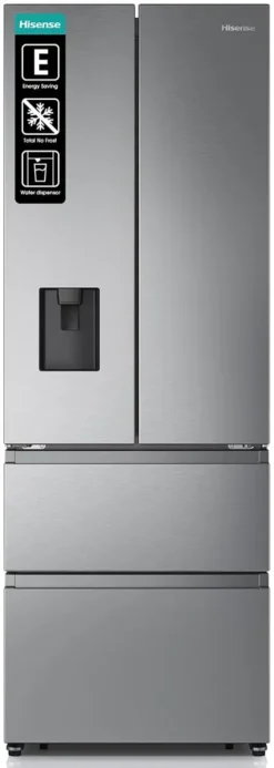 Hisense RF632N4WIE French Door Kühl-Gefrierkombination/ NoFrostPlus/ Inverter-Kompressor/ Wasserspender/ CrispZone/ 200 Cm/ Kühlteil 336 L/ Gefrierteil 149 L/ 38 DB/ 295 KWh/ Jahr/ Inox-Look -Küchen Profi 82a001cf335de687f59ddd3889da41c6