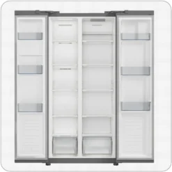 PKM Side By Side Kühl-Gefrierkombination Kühlschrank Silber SBS 440.4NF SI -Küchen Profi 86d5f8c3a9aca6011775d628e31473a3