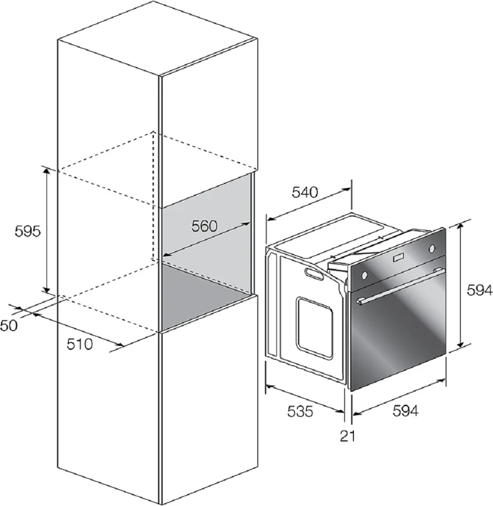 Klugmann Gasherd-Set KGO600.5GFX + KT604.5X, Mit 1-fach-Teleskopauszug, Klugmann Backofen-Set KGO600.5GFX + KT604.5X, Autark, 1-fach-Teleskopauszug, Easy-To-Clean-Emaille, Heißluft, Umluft, Grill-/Brat-System Edelstahl, Digital Uhr, 3-fach-Verglasung Abnehmbare Glastür, Gaskochfeld Aus Edelstahl, WOK-Brenner 4kW Und WOK-Aufsatz Gratis! Kindersicherung, Restwärmeanzeigen, Automatische Gasabschaltung 6 Klugmann Gasherd-Set KGO600.5GFX + KT604.5X, Mit 1-fach-Teleskopauszug, Klugmann Backofen-Set KGO600.5GFX + KT604.5X, Autark, 1-fach-Teleskopauszug, Easy-To-Clean-Emaille, Heißluft, Umluft, Grill-/Brat-System Edelstahl, Digital Uhr, 3-fach-Verglasung Abnehmbare Glastür, Gaskochfeld Aus Edelstahl, WOK-Brenner 4kW Und WOK-Aufsatz Gratis! Kindersicherung, Restwärmeanzeigen, Automatische Gasabschaltung – Bild 4