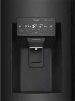 LG GMX844MCBF, Freistehend, Schwarz, French Door, LED, Berührung, LED -Küchen Profi 8854c9fd28764fcc837c3d627dd69fab