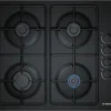 Bosch POP6B6B80 60cm Gaskochfeld Schwarz Hartglas GAS KOCHFELD Autark