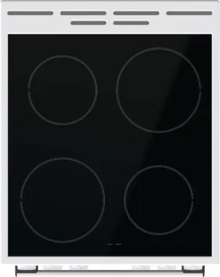 Gorenje GEC5A 21 WG Elektro-Standherd - Freistehend - Weiß - Glaskeramik-Kochfeld - 74 Liter - PerfectGrill - Pizzamodus 300°C - AquaClean -Küchen Profi 8ad48bb614650d250dbdcb9c95845e18