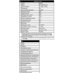 Sharp - SJ-BA05DTXL2-EU - Kühl-Gefrierkombination - - Silber -Küchen Profi 8b41f56242dd7195ac9b57248dfbbb5d