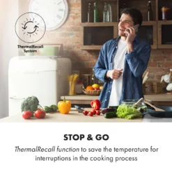 Klarstein Delicatessa Slim Domino Induktionskochfeld ,29 Cm ,Einbau ,autark ,2 Zonen: 3500 Watt ,9 Stufen ,Booster ,Flexzone ,Topferkennung ,Timer ,Glaskeramik ,rahmenlos ,weiß -Küchen Profi 8bed48f7eba1b1a6935016f6417e8973