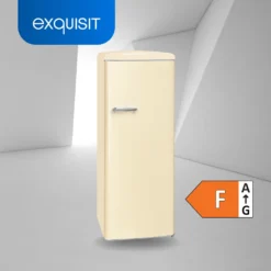 Exquisit Retrokühlschrank RKS325-V-H-160F Magnolienweiss | Standgerät | 229 L Volumen | Magnolienweiß -Küchen Profi 8d6ade8fedd00833267a8450850c34cd