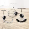 Bosch Uni­ver­sal-Kü­chen­ma­schi­ne MUM9DX5S31, Knetmaschine Silber/schwarz -Küchen Profi 8e9c881a1bf9dec2db66dd0cd68e7804