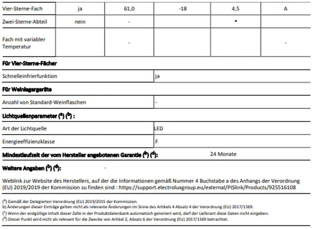 Bosch AEG - S18E5T - Einbau-Kühl-Gefrierkombination - NoFrost - Festtür-Technik 7 Bosch AEG - S18E5T - Einbau-Kühl-Gefrierkombination - NoFrost - Festtür-Technik – Bild 5