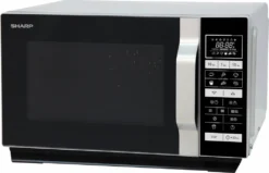 Sharp R860S Mikrowellen - Schwarz / Silber -Küchen Profi 900b727e5d82145eb19df39f1d25c94f
