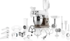 Küchenmaschine GUSTUS MAXIMUS III ETA312890030, 1200 W, Getriebe Metall Ausführung, Stufenlose, Drehzahlstellung, Planeten-Rührwerk, PULSE Funktion, Höhenverstellbare