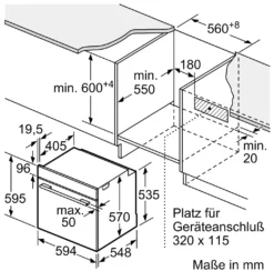 Bosch HBG5780B6 Serie 6 Einbaubackofen 71L Pyrolyse HomeConnect -Küchen Profi 9073894da85b14ef89b78d2d47ff48a4