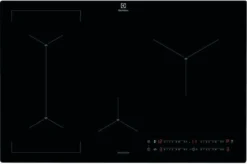 ELECTROLUX EIS824 SenseBoil - Induktionskochfeld - 4 Brenner - 7350W - L78 X T52cm - Schwarz