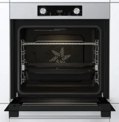 Gorenje BOS 6737 E13X Einbau-Backofen / 77 Liter/Heißluft/ExtraSteam/GentleClose & Open/EcoClean/Air Fry/PizzaMode/PerfectGrill/Teleskopauszüge/Inox-Look, Grau -Küchen Profi 91204a694e80b3e92f1317218f17edf1