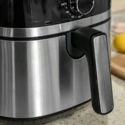 HOMCOM Heißluftfritteuse 4,5 L 1500W Mit 8 Menüs Antihaftbeschichteter Korb Für Gesundes ölfreies Fettarmes Kochen Stahl Schwarz 35,5 X 28 X 33,8 Cm 18 HOMCOM Heißluftfritteuse 4,5 L 1500W Mit 8 Menüs Antihaftbeschichteter Korb Für Gesundes ölfreies Fettarmes Kochen Stahl Schwarz 35,5 X 28 X 33,8 Cm -Küchen Profi 91252bb142596f4f058c0c8612f52549