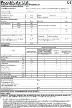 Amica - KS 361112-1E - Kühlschrank Mit Gefrierfach - Edelstahloptik -Küchen Profi 919c87351272f00cb72dd510c4fc167d