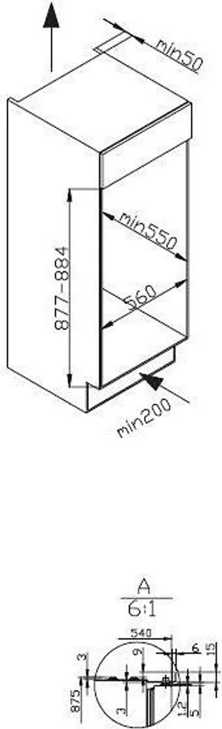 Amica EGS 16173, Gefrierschrank, 880 Mm Nische, Schlepptür-Technik, 7 Amica EGS 16173, Gefrierschrank, 880 Mm Nische, Schlepptür-Technik, – Bild 5