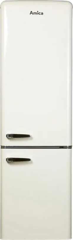 Amica KGCR 387 100 B, Kühl-/Gefrierkombination Im Retro Design, 181 Cm Höhe, Coffee Cream, -Küchen Profi 954957a7f30e89e3d4190219a90c963e