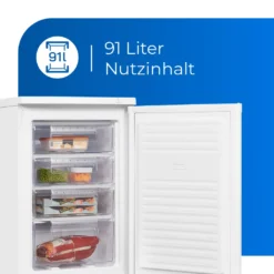 Exquisit Gefrierschrank GS512-040E Weiss | 91 L Nutzinhalt | Weiß 11 Exquisit Gefrierschrank GS512-040E Weiss | 91 L Nutzinhalt | Weiß -Küchen Profi 95a1a51142db7009f486a610c9b1aeb7
