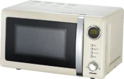 Melissa 16330108 CLASSICO Retro 20 Liter Mikrowelle Creme -Küchen Profi 95b4bd40c9a6ecc0964fd1b922712480