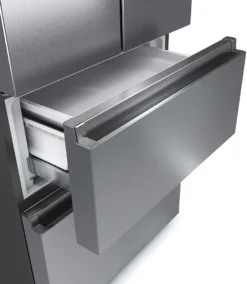 Hisense RF632N4WIE French Door Kühl-Gefrierkombination/ NoFrostPlus/ Inverter-Kompressor/ Wasserspender/ CrispZone/ 200 Cm/ Kühlteil 336 L/ Gefrierteil 149 L/ 38 DB/ 295 KWh/ Jahr/ Inox-Look -Küchen Profi 962e1493b6b4d3159efc6e4f2817dcdf