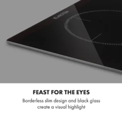 Klarstein Kochheld Doppel-Induktionskochfeld , Einbau-Kochfeld , 2900 Watt , Dreh-Regler , 120 Cm Kabellänge , 3-poliger-Anschluss , 9 Stufen , Abschalt-Automatik , Glas , Schwarz -Küchen Profi 96a2b7fa5db5373eedc2e99131f678f5