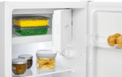 Bomann Kühlschrank Mit Gefrierfach KS 7247; 82 Liter, LED Innenraumbeleuchtung; 3 Sterne-Kennzeichnung; 85 Cm Höhe; 45 Cm Tief; Weiß -Küchen Profi 96cff2c0645e25a580766b0eb20b8841