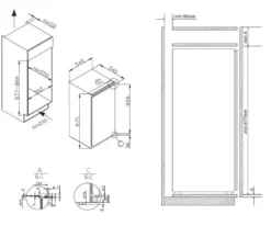 Amica EVKS 16172, Vollraum-Kühlschrank, 880 Mm Nische, Schlepptür-Technik, -Küchen Profi 974607d1f68584b1e8f8a9660feff230