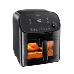 KYVOL Heißluftfritteuse XXL, 5,7L Heißluft-Fritteuse Mit Digitalem LED-Touchscreen, Fritteusen Airfryer Mit Sichtfenster 8 Kochprogrammen, Rezepte Auf Deutsch, Antihaft-Frittierkörben, Ohne Fett, 1350W -Küchen Profi 979de05dfaa923031ca7ba715f2d100c