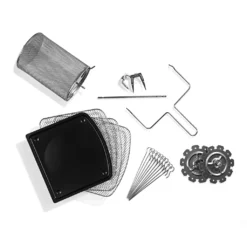 GOURMETmaxx Heißluft-Fritteuse Digital - Fritteuse, Ofen & Drehgrill In Einem - Heißluftfritteuse - Schwarz XXXL Heißluft Fritteuse Airfryer Digital Backofen Fettfrei Drehgrill 9L Pommes -Küchen Profi 9883419b62529f4a72d72524ce98fc97